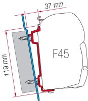 Fiamma F45 S - F45 Ti L Zip Awning Fitting Kits